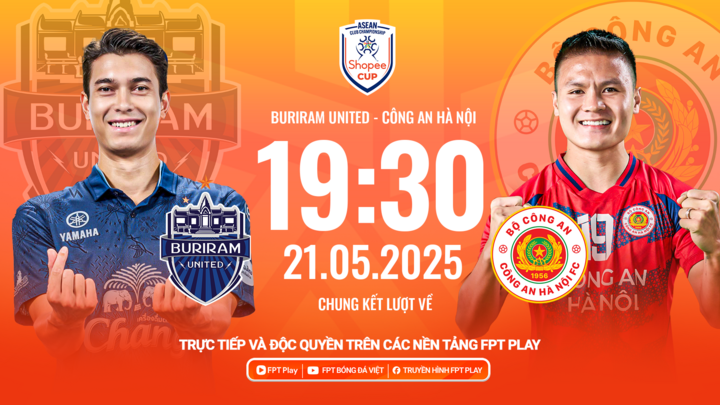 CLB CAHN phải thắng Buriram United ở lượt về.